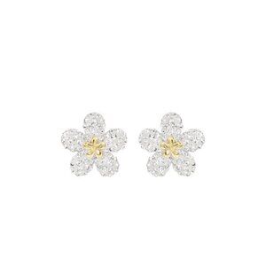 Swarovski flower stud earrings